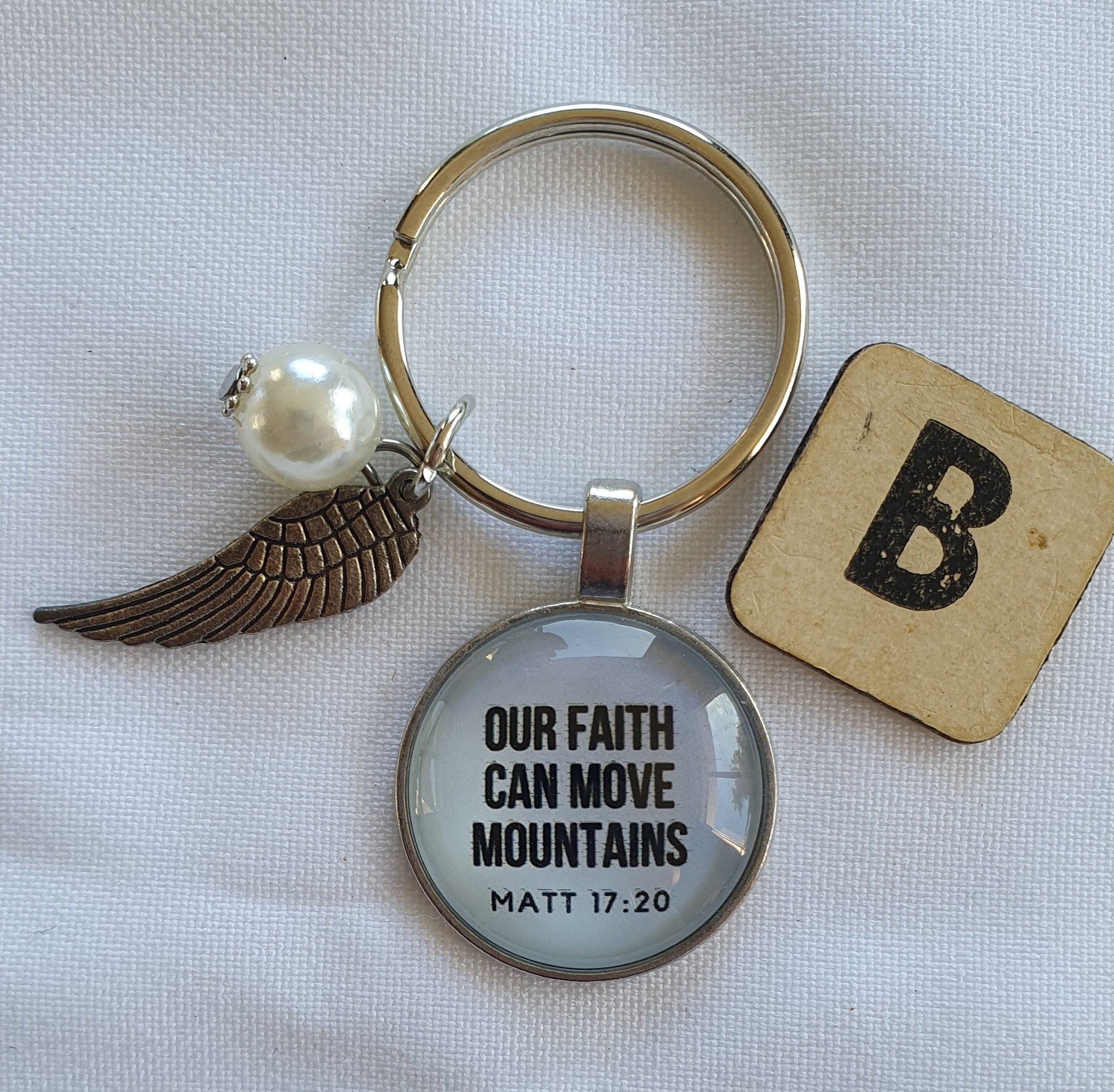 Bible Verse Keyrings | Paper Poppy